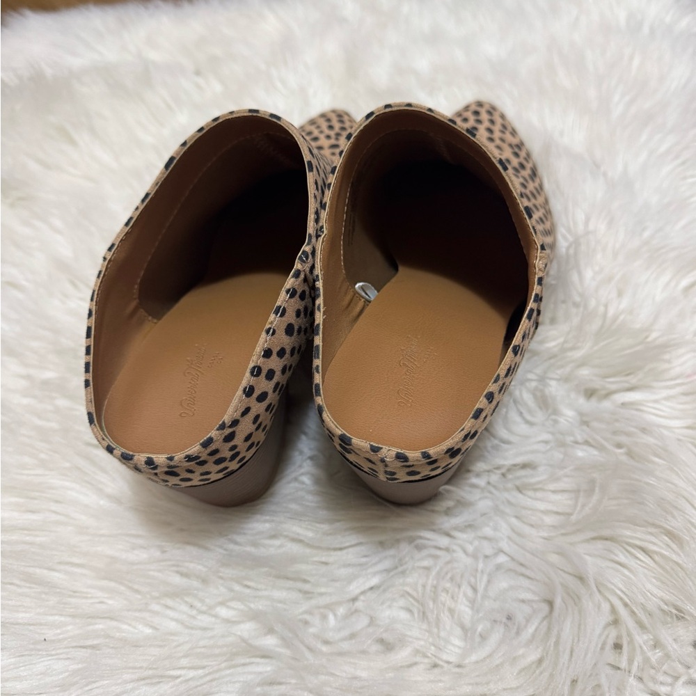 Universal Thread Leopard Print Ankle Mule Booties - image 3